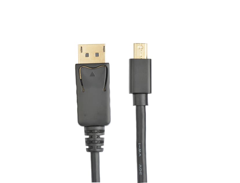 Prokord DisplayPort -kaapeli 2m DisplayPort Mini DisplayPort Musta