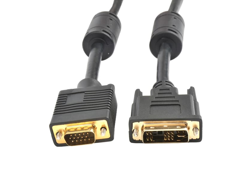 Prokord DVI cable 3m DVI VGA Zwart