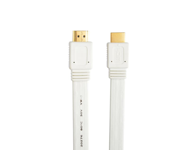 Prokord HDMI 1.4-kaapeli 1.5m HDMI HDMI Valkoinen