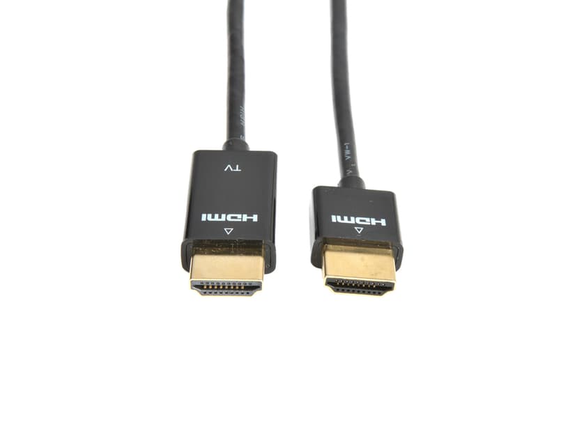 Prokord HDMI-kabel - Tunn guldpläterad 3m 3m HDMI HDMI HDMI Svart