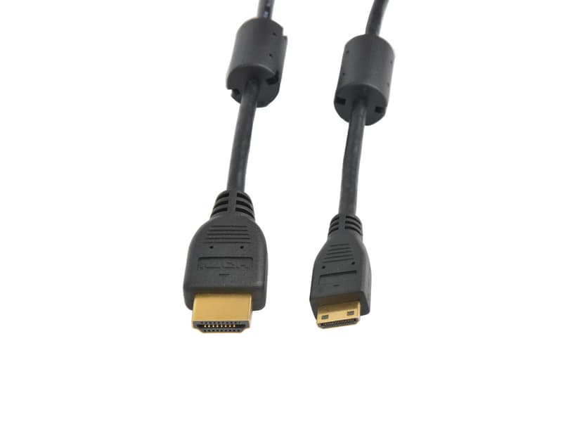 Prokord HDMI 1.4-kaapeli 2m HDMI Mini HDMI Musta