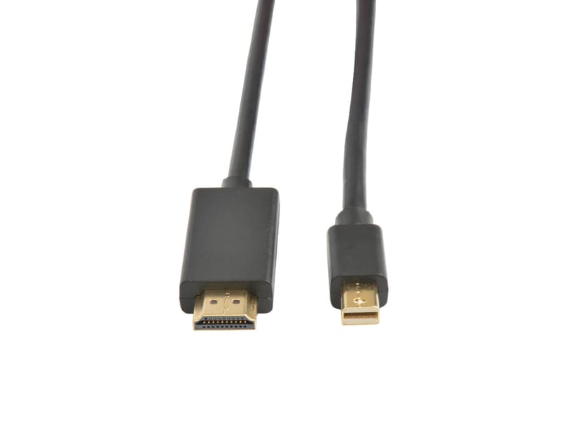 Prokord HDMI-kabel 3m Mini DisplayPort HDMI Svart