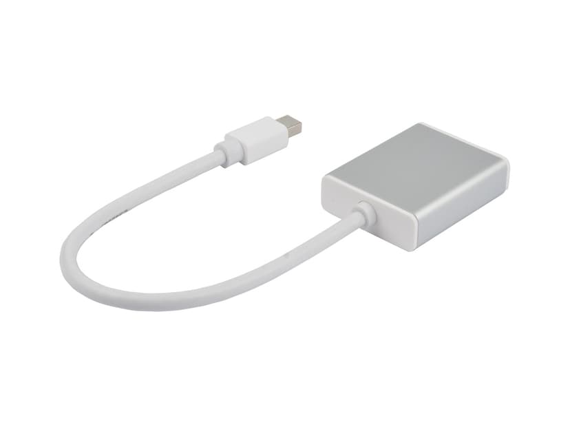 Prokord Videomuunnin 0.2m Mini DisplayPort VGA Hopea, Valkoinen