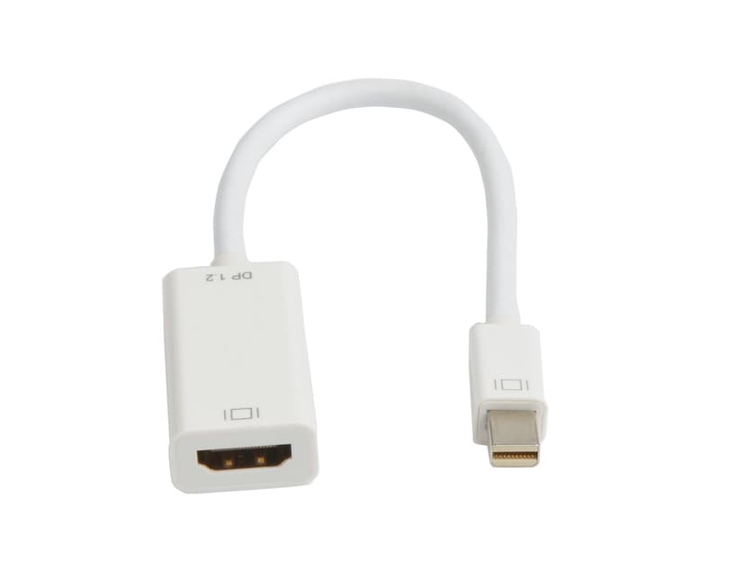 Prokord HDMI-adapter 0.2m Mini DisplayPort HDMI Vit
