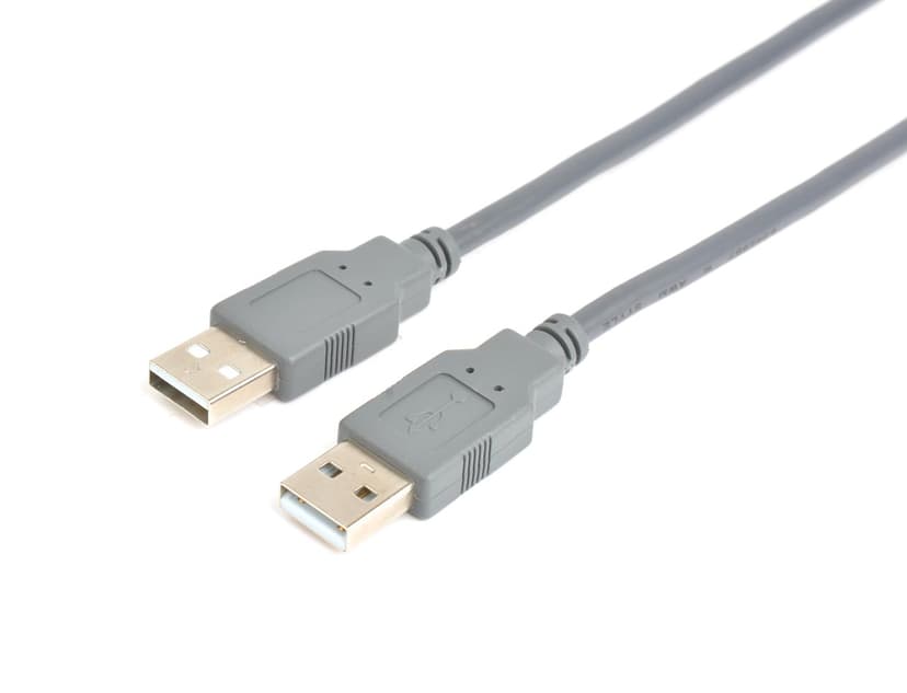 Prokord USB-kabel 2m USB-A USB-A Grå