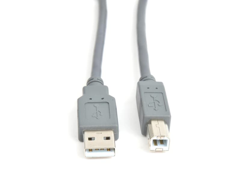 Prokord USB cable 5m USB-A USB-B Grijs