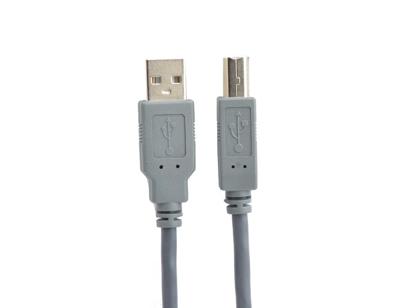 Prokord USB cable 5m USB-A USB-B Grijs