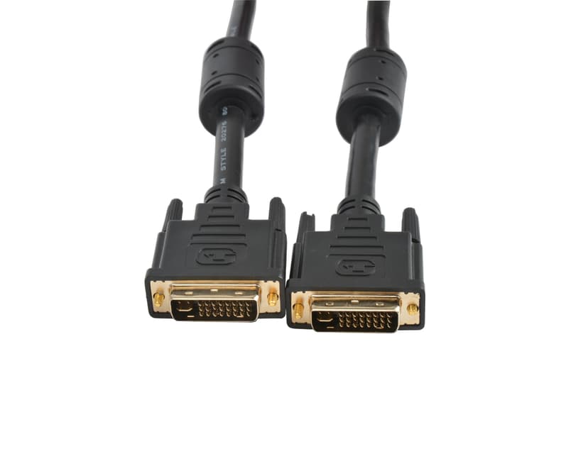 Prokord DVI-kabel Dual Link 2m DVI DVI Svart