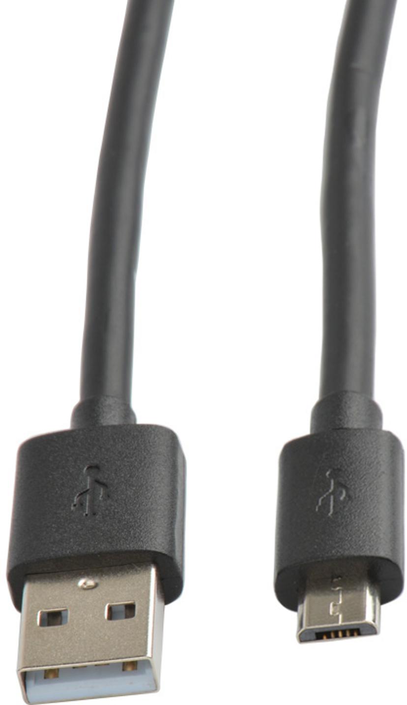 Cirafon USB-kabel Micro USB 1.3m - Sort 1.3m Micro USB-B USB-A Svart