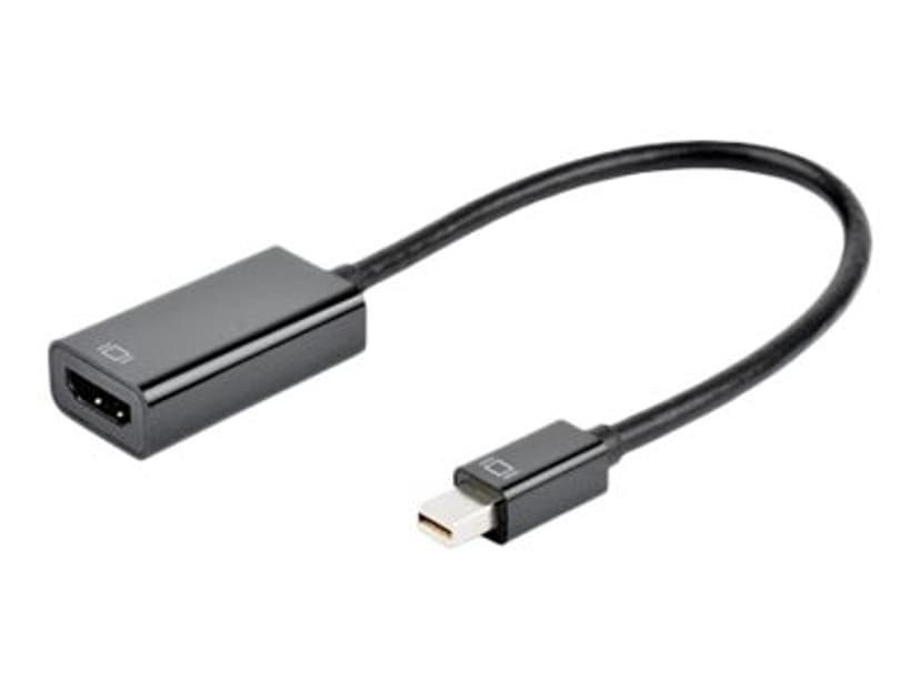 Prokord HDMI-adapter Mini DisplayPort HDMI Svart