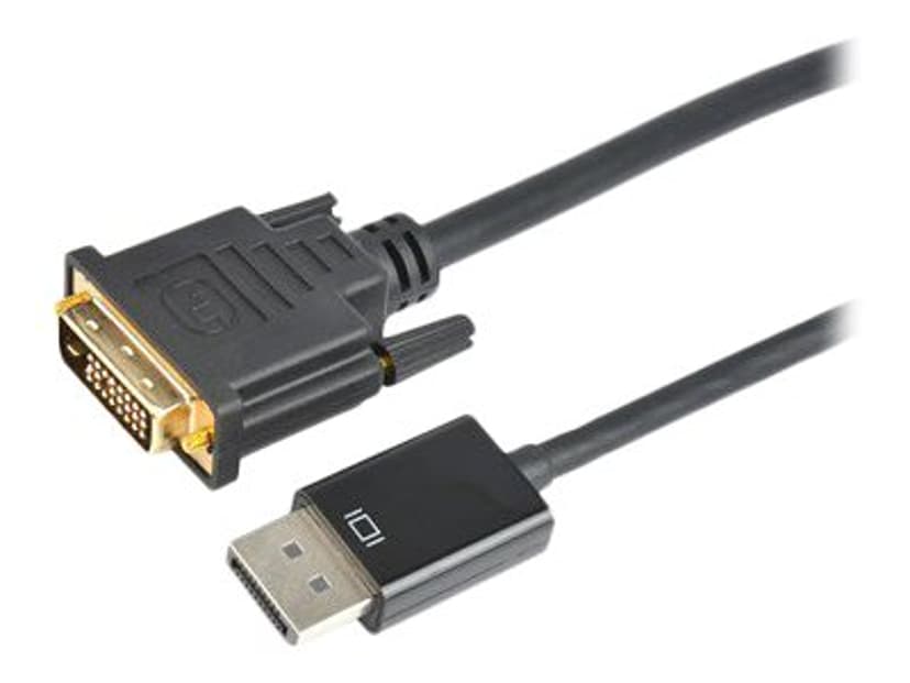 Prokord DisplayPort -kaapeli 5m DisplayPort DVI Musta