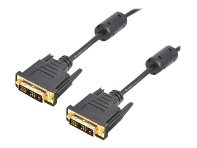 Prokord DVI-kabel 10m DVI-D DVI-D Sort