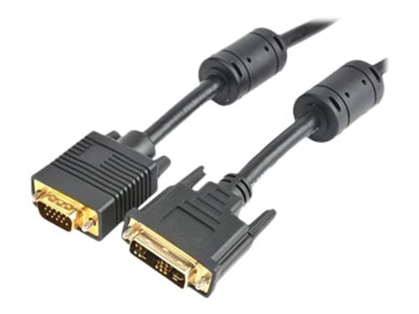 Prokord DVI cable 3m DVI VGA Zwart