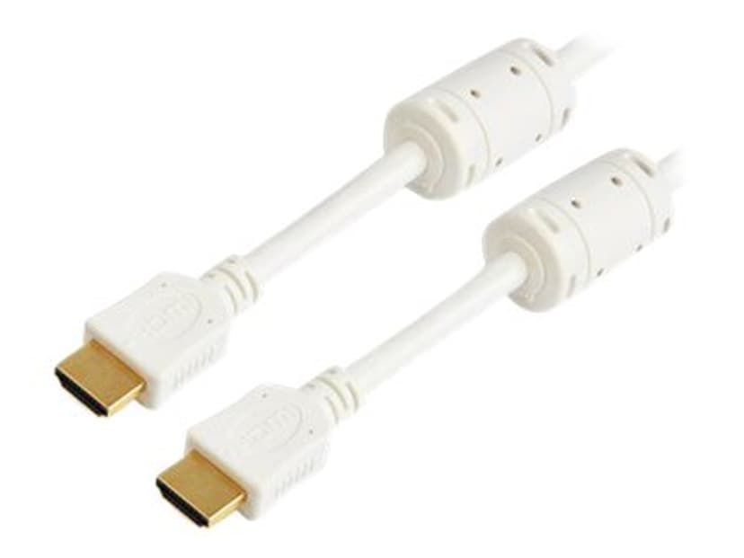 Prokord HDMI 1.4-kabel 1m. HDMI Hvid
