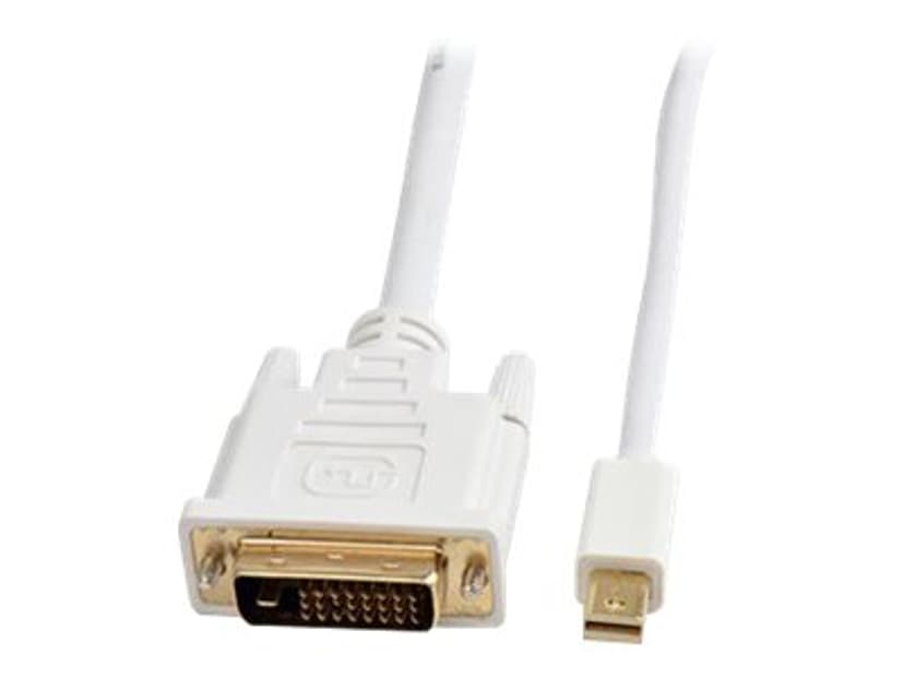 Prokord DisplayPort-kabel 2m Mini DisplayPort DVI-D Vit