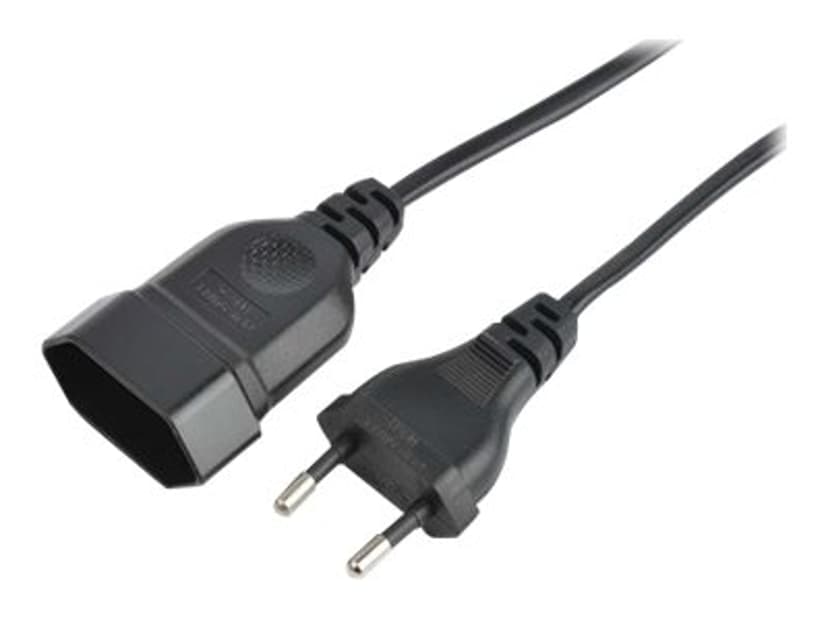 Prokord Förlängningskabel för ström 2m CEE7/16 CEE7/16 Svart