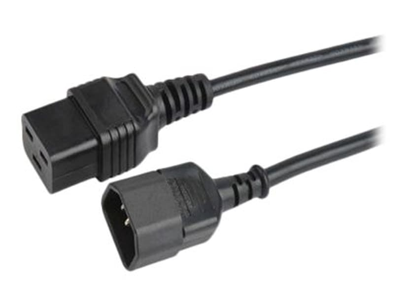 Prokord Power cable 2m C14 C19 Zwart