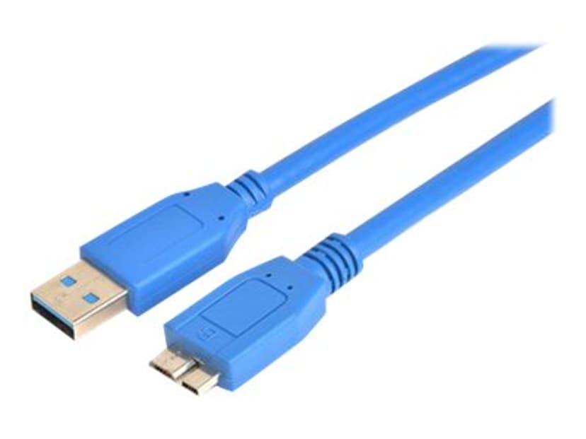 Prokord USB-kabel 2m USB A Micro-USB B Blå