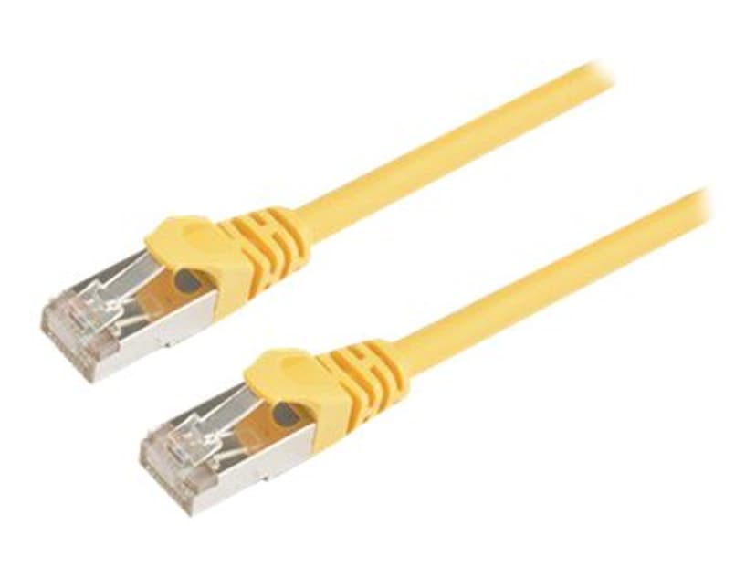 Prokord Nätverkskabel / Patchkabel LSZH RJ-45 Cat6 10m Gul