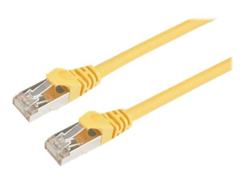 Prokord Nätverkskabel / Patchkabel LSZH RJ-45 Cat6 15m Gul