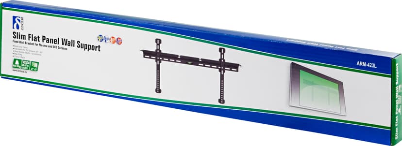 Deltaco Wall Mount Superslim Large