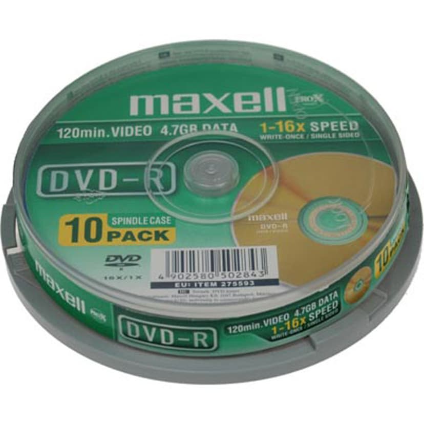 Maxell DVD-R  x 10 DVD-R 4.7GB 10pc(s)