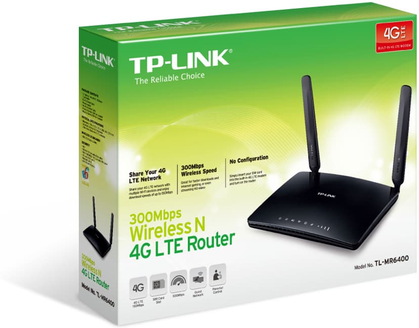 TP-Link TL-MR6400 N300 4G LTE-router