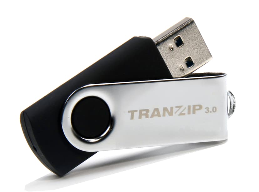 Tranzip USB minne Flip 32GB USB Type-A Svart