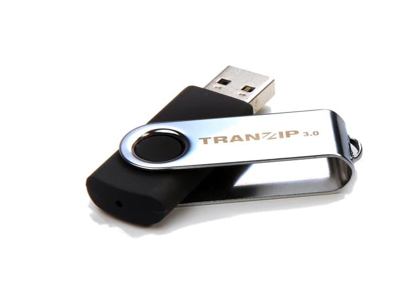 Tranzip USB minne Flip 32GB USB Type-A Svart
