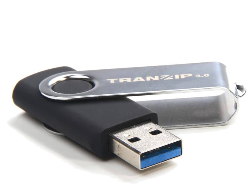 Tranzip USB minne Flip 32GB USB Type-A Svart