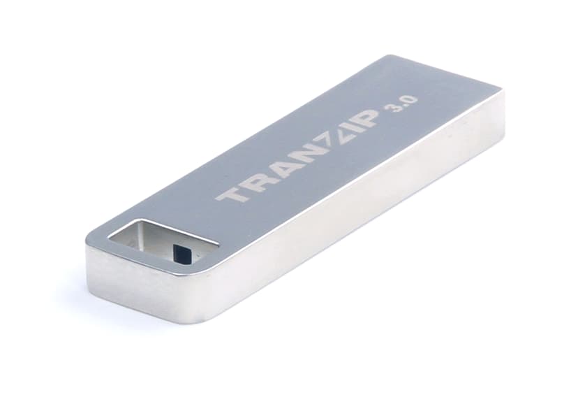 Tranzip USB MEMORY STEEL USB 3.0 - 16GB 16GB USB-A Zilver