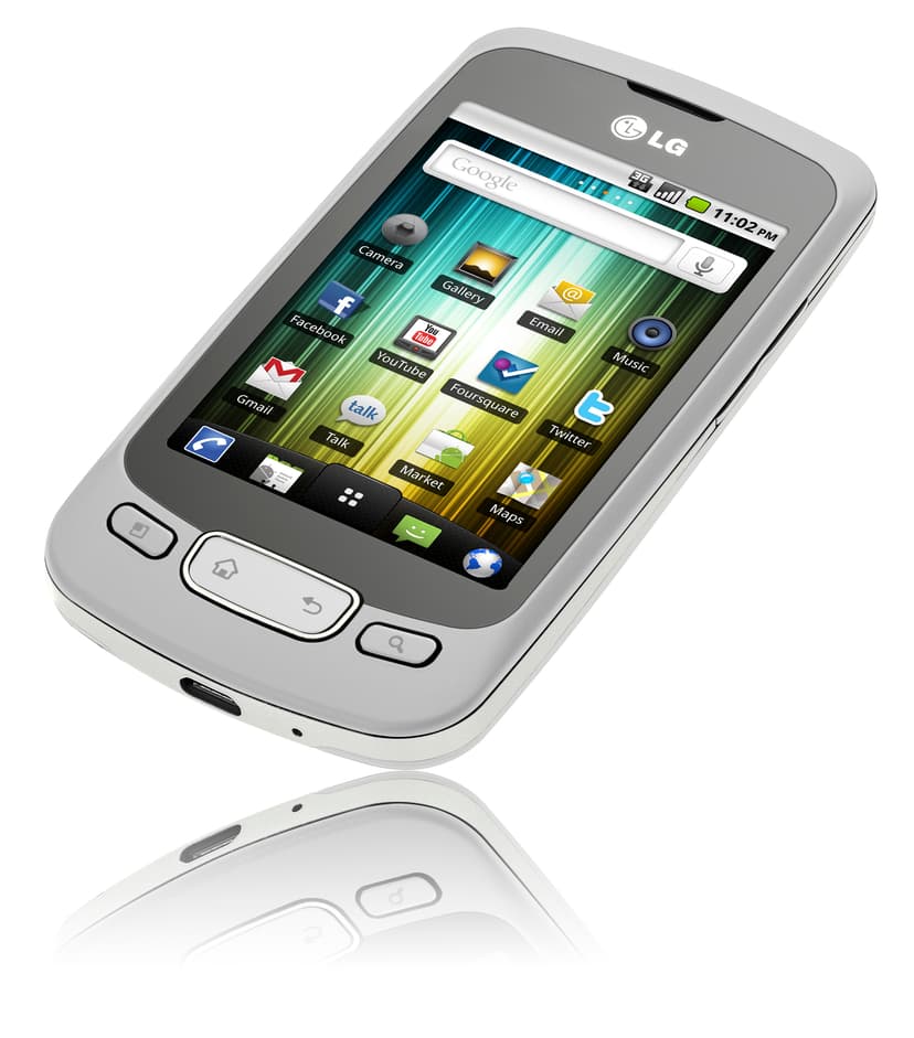 LG P500 Optimus One - Silver/Chrome