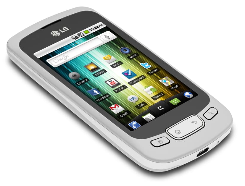 LG P500 Optimus One - Silver/Chrome