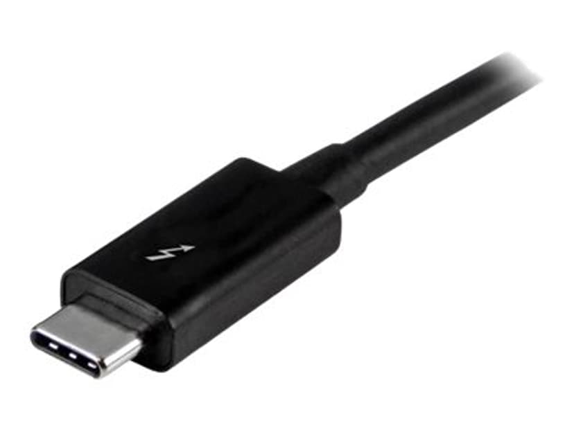 Startech 2m Thunderbolt 3 (20Gbps) USB C Cable / Thunderbolt USB DP 2m Svart