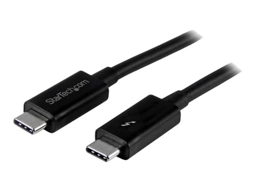 Startech 2m Thunderbolt 3 (20Gbps) USB C Cable / Thunderbolt USB DP 2m Svart