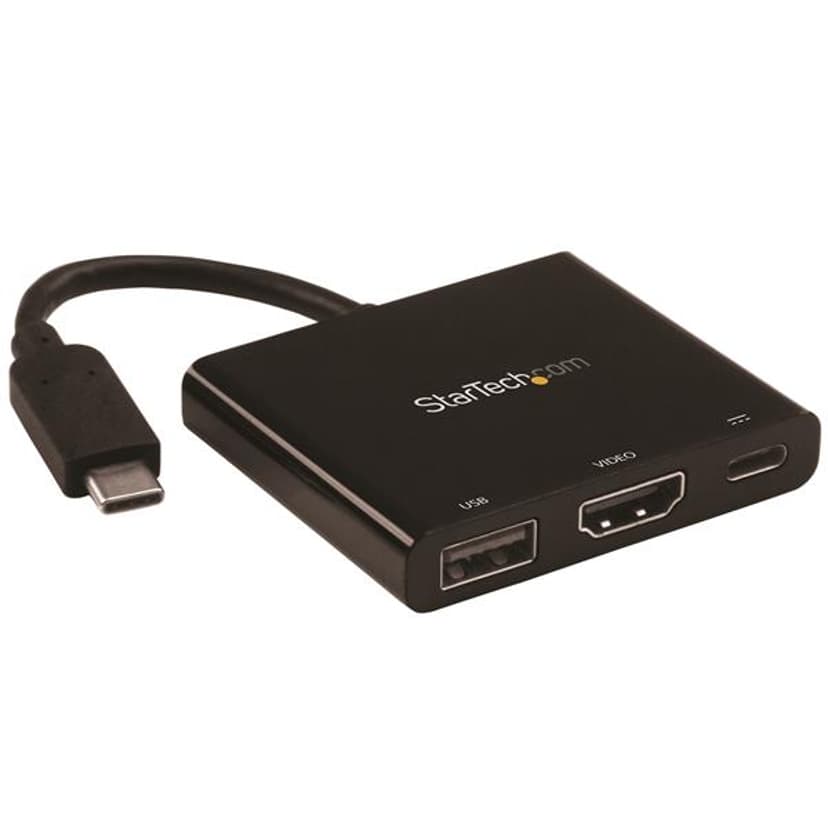 Startech USB-C to 4K HDMI Multifunction Adapter with Power Delivery and USB-A Port ekstern videoadapter USB 3.2 Gen 1 (3.1 Gen 1) Type-C