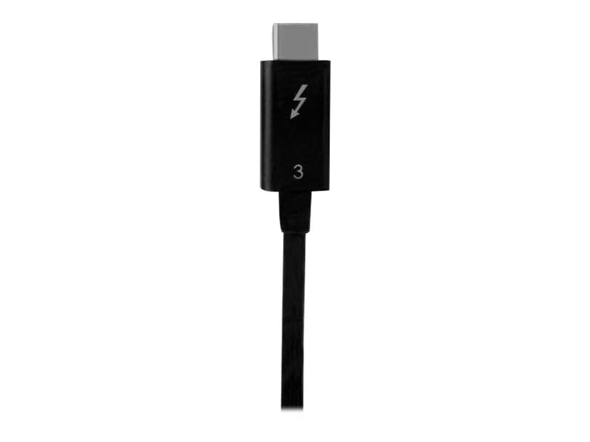 Startech 0.5m Thunderbolt 3 (40Gbps) USB C Cable / Thunderbolt and USB DP 0.5m Zwart