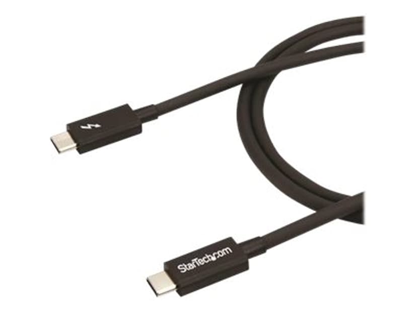 Startech 2m Thunderbolt 3 (20Gbps) USB C Cable / Thunderbolt USB DP 2m Svart