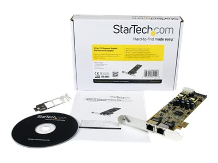 Startech Dual Port PCI Express Gigabit Ethernet PCIe Network Card Adapter