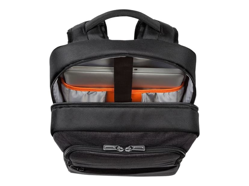 Targus Citysmart Essential Ryggsäck 15.6" Polyuretaani Harmaa, Musta