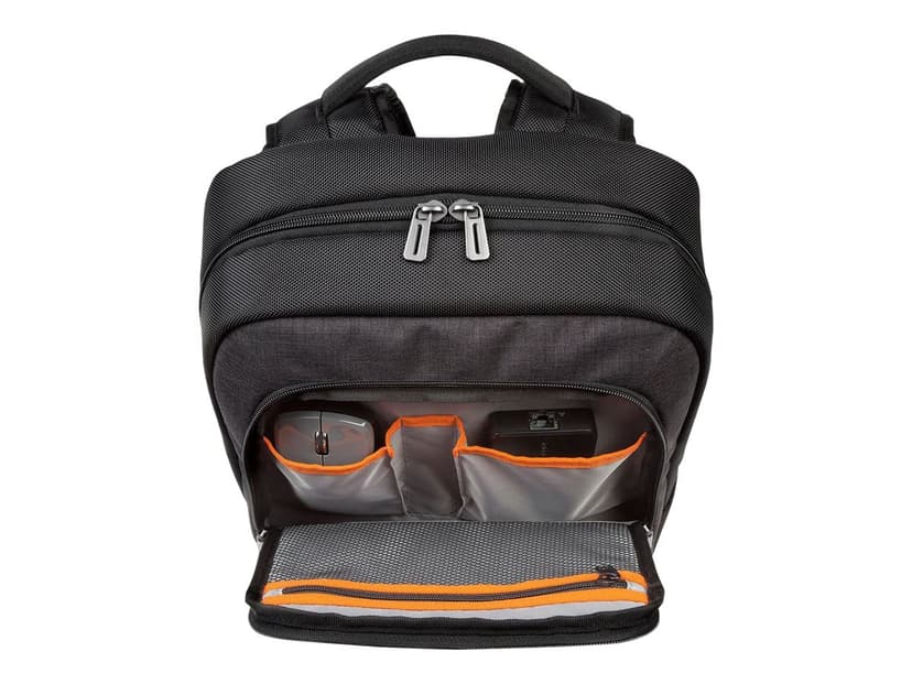 Targus Citysmart Essential Ryggsäck 15.6" Polyuretaani Harmaa, Musta