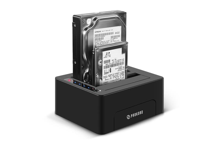 Prokord USB 3.0 telakka-asema levykloonauksella