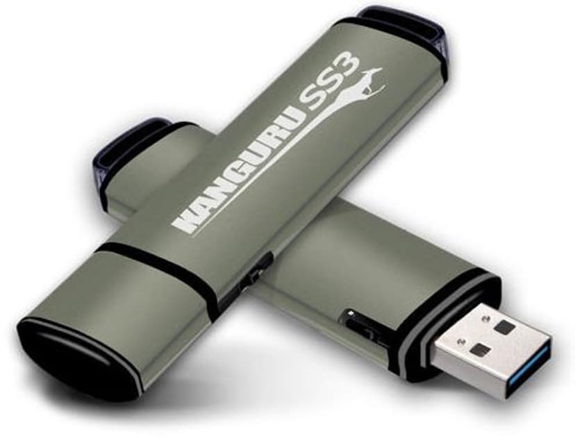 Kanguru Ss3 128GB USB 3.0 128GB USB-A Gjuten aluminium