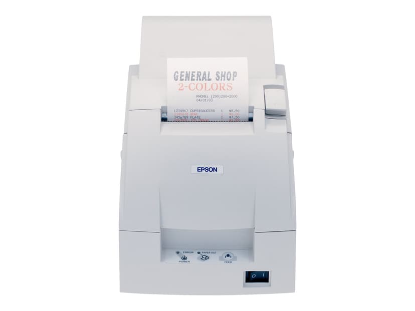 Epson Kvittoskrivare TM-U220A RS232 Sax Vit Incl Power