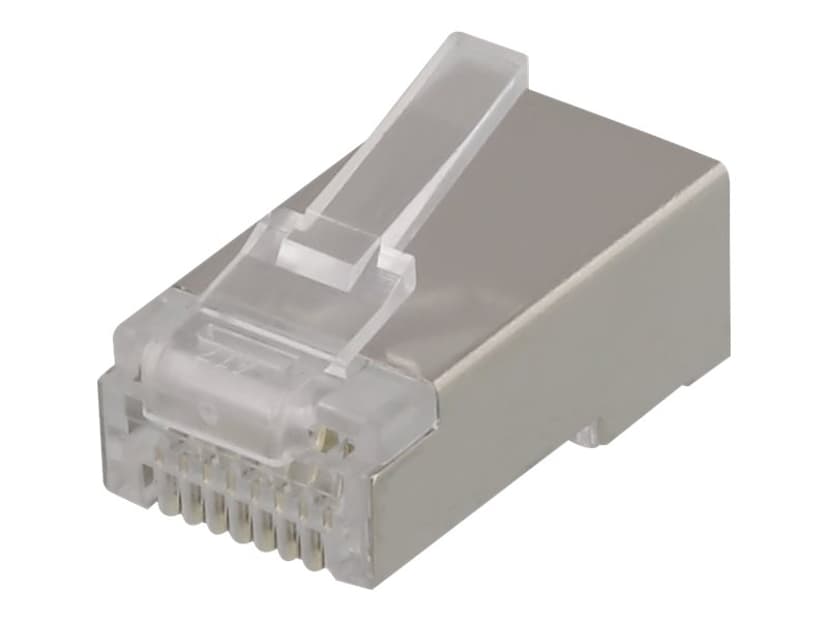 Deltaco Kontaktdon CAT6A STP RJ45 20-pack