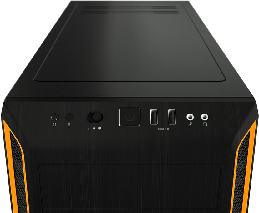 be quiet! PURE BASE 600 Window Midi Tower Orange, Svart
