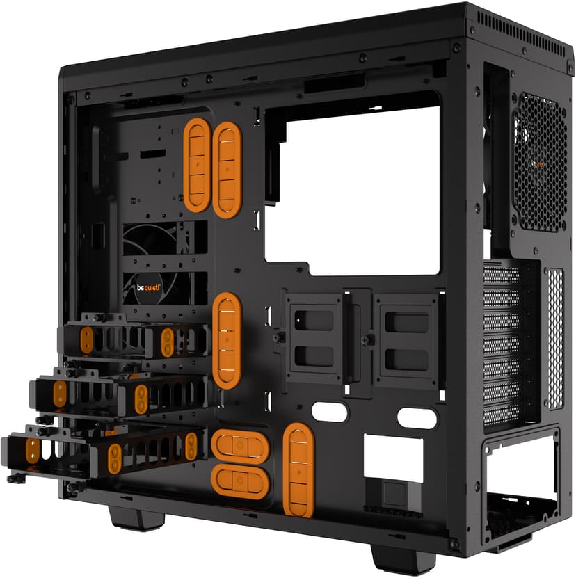 be quiet! PURE BASE 600 Window Midi Tower Musta, Oranssi