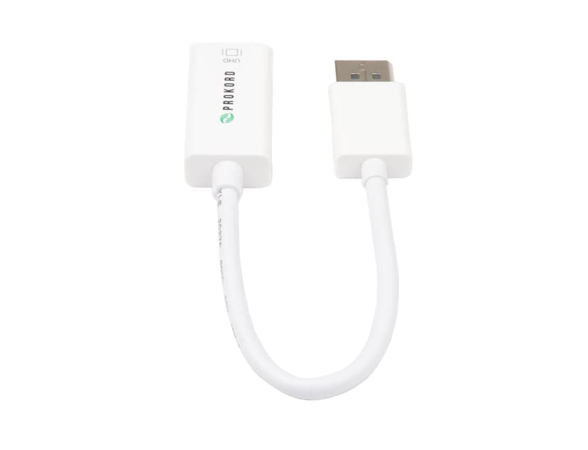 Prokord Adapter Displayport To HDMI 4K 0.15m DisplayPort HDMI Vit