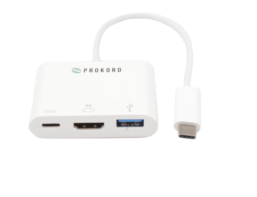 Prokord USB-C Adapter HDMI 4K + USB3.0