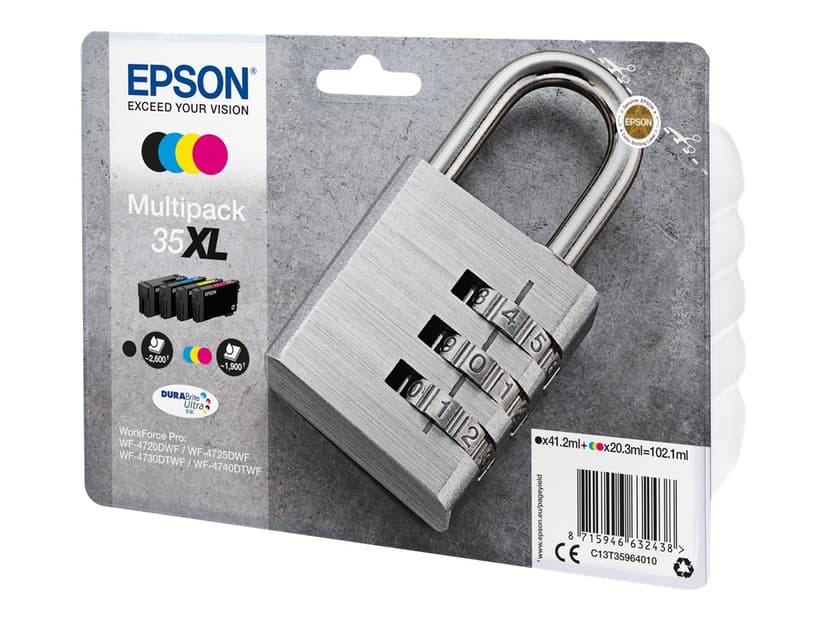 Epson Bläck Multipack (C/M/Y/K) 35XL - WF-4730